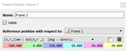 Modo sistema de referencia de Euler